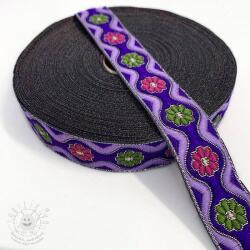  Jacquard Lovely flowers purple