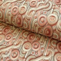  Jersey VISCOSE Unity orange digital print