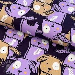  Jersey Funny dogs dark purple