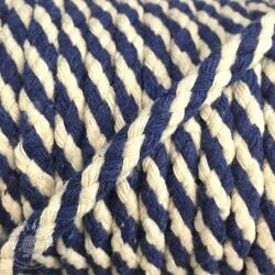  Pamut zsinór 5 mm blue ecru