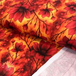  Szabadidő anyag Flower galaxy design A digital print