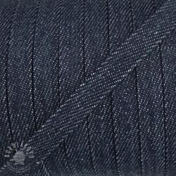  Pamut zsinór lapos 10 mm Denim navy