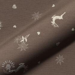  Dekorációs anyag jacquard DOUBLE FACE Landhaus Mixed Icon taupe