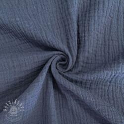  Dupla géz/muszlin jeans blue ORGANIC