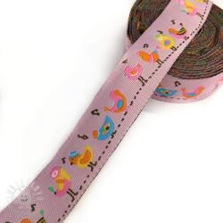  Szalag Bird song pink