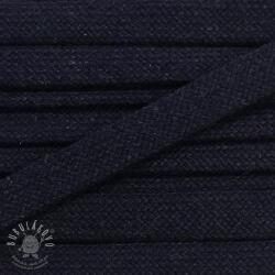  Pamut zsinór lapos 13 mm nagyon sötétkék