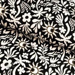  Dekorációs anyag jacquard Sunlight noir