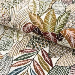  Dekorációs anyag jacquard Egypte blanc