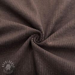 Kordbársony 6W WASHED STRETCH dark brown