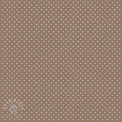  Pamutvászon Petit dots taupe