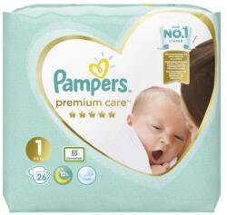 Pampers Бебешки пелени Pampers - Premium Care 1, 26 броя (1007000088) - baby