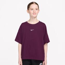 Nike Sportswear Essential Big Kids (Girls) T-Shirt M | Unisex | Tricouri | Roșu | FZ5559-610 (FZ5559-610)