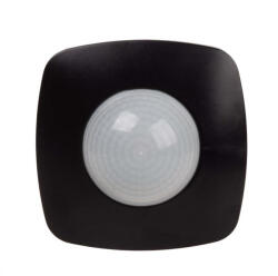 F&F Detector de mișcare montat în tavan cu funcție de detector de prezență, negru DR-09B F& F
