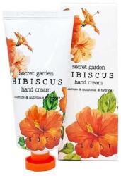 Jigott Крем за ръце с хибискус, растителни екстракти и бета-глюкан Jigott Secret Garden Hibiscus Hand Cream (SNP281990)