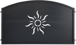Metal-Dynamics Panou gard tabla decupata, model soare 200x120cm
