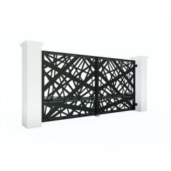 Metal-Dynamics Porti metalice tabla decupata model abstract 450x180 cm