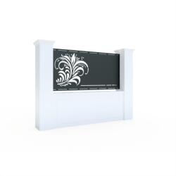 Metal-Dynamics Panou gard tabla decupata , model floral 200x120cm