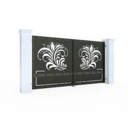 Metal-Dynamics Porti metalice tabla decupata model floral 450x180cm