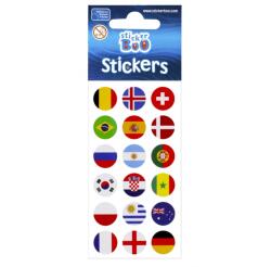 Stickerboo Abtibilduri, forma steaguri nationale