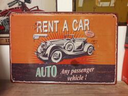  fém kép: rent a car