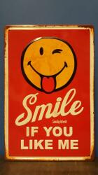 Fém kép /smile/