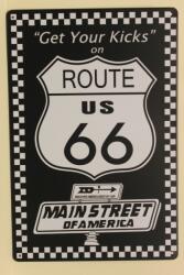 Fém kép : route 66