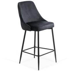  Scaun de bar negru, fix, clasic, modern ABS 143