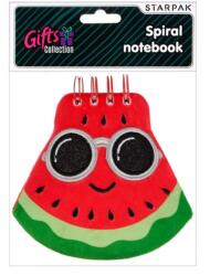 Starpak Caiet cu spirala, Starpak, Watermelon, 14.5 x 13 cm