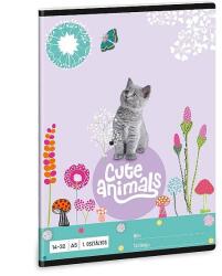 Ars Una A5-ös sima füzet - Cuki állatok - Kitten (53613684)