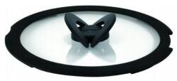 Tefal L9846453 Ingenio 22 cm, üveg-szilikon Fekete-Átlátszó fedő (L9846453)