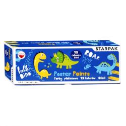 Starpak Acuarele de pictat Starpak, Dino, 12 culori, 20 ml
