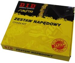 D. I. D DID520VX3 Gold 110 SUNF386-16 SUNR1-3637-47 arany láncszett (520VX2 GOLD-PEGASO650 97-00) D. I. D Erőátviteli alkatrész Lánc, lánckerék, láncszett Láncszett