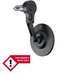 HIGHSIDER Conero-XS Evo rövid kormányvég tükör, fekete HIGHSIDER Kormány és tartozékai Tükör Tükrök (tuning)