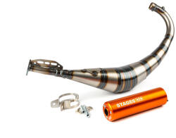 Stage6 Kipufogó Stage6 Streetrace CNC narancs Derbi / Minarelli AM6 Stage6 Kipufogó és alkatrészei Kipufogó Robogó kipufogó (tuning)