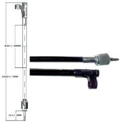 Standard Parts Sebességmérő kábel Sym Fiddle 2 / 3 50 / 125 Standard Parts Futómű és fék alkatrész Fékbowden