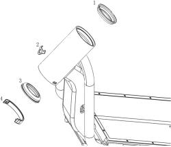 NIU KQI3 Pro/Sport fejcső embléma logó rollerhez NIU Tuning és kiegészítők Emblémák