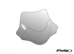 Puig City Touring univerzális szélvédő (lámpakivágással) fekete Puig Vázak, idomok, kiegészítők Szélvédő