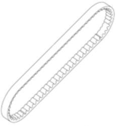 Keeway 50 2T hajtószíj (Mitsuboshi) Keeway Erőátviteli alkatrész Ékszíj