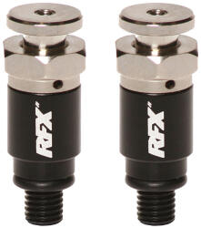 RFX Pro Légnyomás Kiengedő Szelepek M5x0.8 (Fekete) Kayaba/Showa RFX Futómű és fék alkatrész Lengéscsillapító