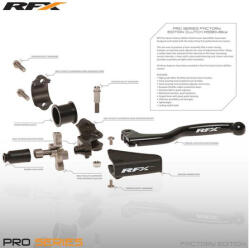 RFX Kuplungkar gumiharang RFX Pro fekete RFX logóval RFX Futómű és fék alkatrész Fékkar