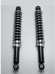  Állítható lengéscsillapító 370mm 10mm fekete króm Kreidler Florett K 54 RS, RMC, Hercules KX 5 számára Diverse / Import Futómű és fék alkatrész Lengéscsillapító