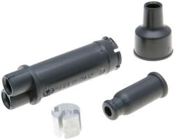 Domino Gázbovden elosztó fekete Malaguti Fifty / JX / MRX / RST Domino Futómű és fék alkatrész Fékbowden