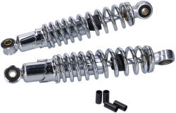 Motomotors Hátsó lengéscsillapító szett univerzális króm 260mm Motomotors Futómű és fék alkatrész Lengéscsillapító