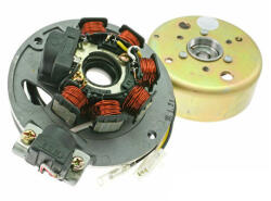 MotoForce GYÚJTÓROTOR + ÁLLÓRÉSZ EREDETI MINŐSÉGŰ MINARELLI FÜGGŐLEGES 2004 ELŐTT MotoForce Futómű és fék alkatrész Lengéscsillapító