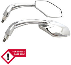 HIGHSIDER smart kormánytükör Luca, króm HIGHSIDER Kormány és tartozékai Tükör Tükrök (tuning)