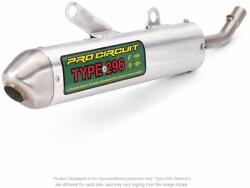 Pro Circuit Type 296 kipufogó alumínium/rozsdamentes acél végzáróval Kawasakihoz PRO CIRCUIT Kipufogó és alkatrészei Kipufogó