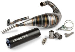 Stage6 Kipufogó Stage6 80 - 90cc CNC kék / fekete HM-Moto / Vent / Beta RR Stage6 Kipufogó és alkatrészei Kipufogó Robogó kipufogó (tuning)