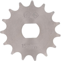 Motomotors Első lánckerék 15 fog 1/2x5.4 - Simson S51, S53, S70, SR50, SR80, KR51/2 Schwalbe Motomotors Erőátviteli alkatrész Lánc, lánckerék, láncszett Első lánckerék