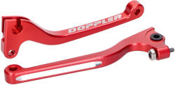 Doppler Fékkar és kuplungkar készlet Doppler CNC piros Derbi Senda, Gilera RCR, SMT -2010, Derbi Senda, Gilera RCR, SMT - 2010 Doppler Futómű és fék alkatrész Fékkar