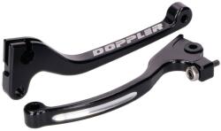 Doppler Fékkar és kuplungkar szett Doppler CNC fekete Rieju, Derbi, Sherco (AJP fékkel) fékkarokhoz Doppler Futómű és fék alkatrész Fékkar